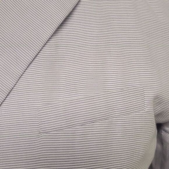 GAP The Academy Blue Mini-stripe Blazer Size 4 - Picture 4 of 4